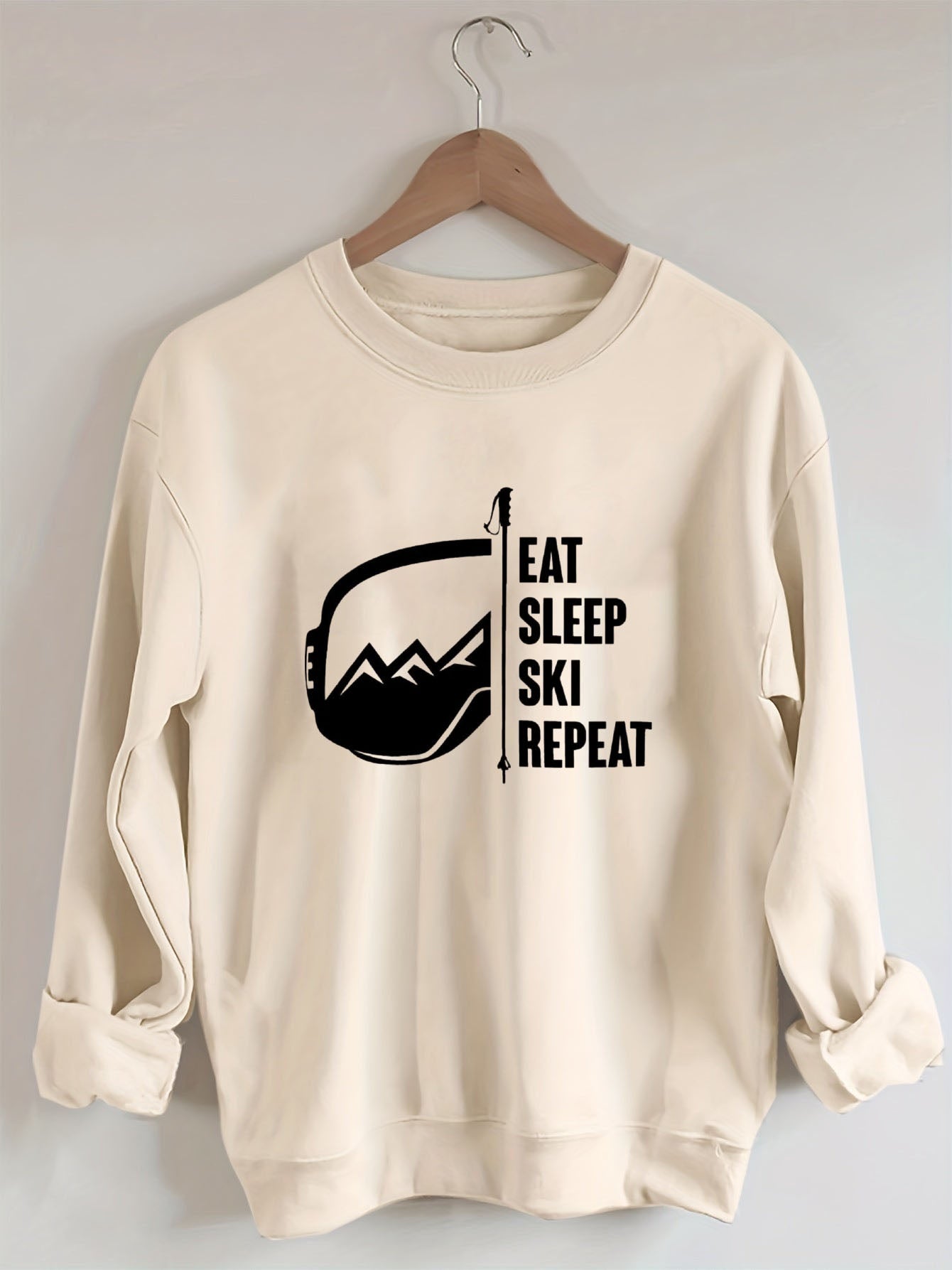 Eat Sleep Ski Repeat Sweatshirt