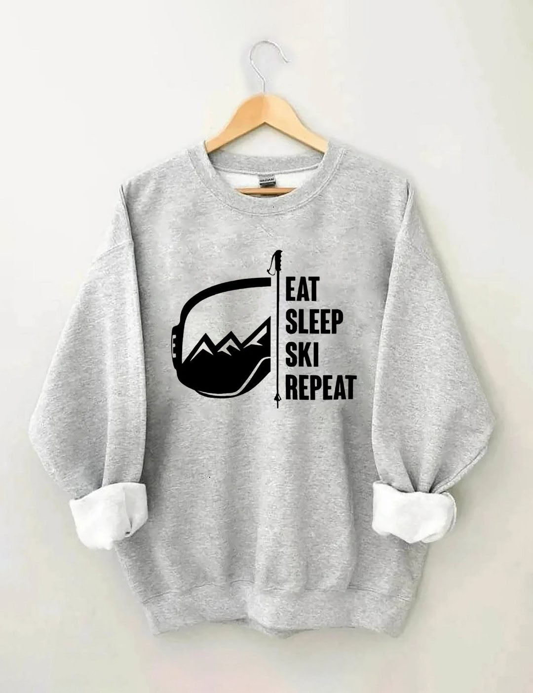 Eat Sleep Ski Repeat Sweatshirt