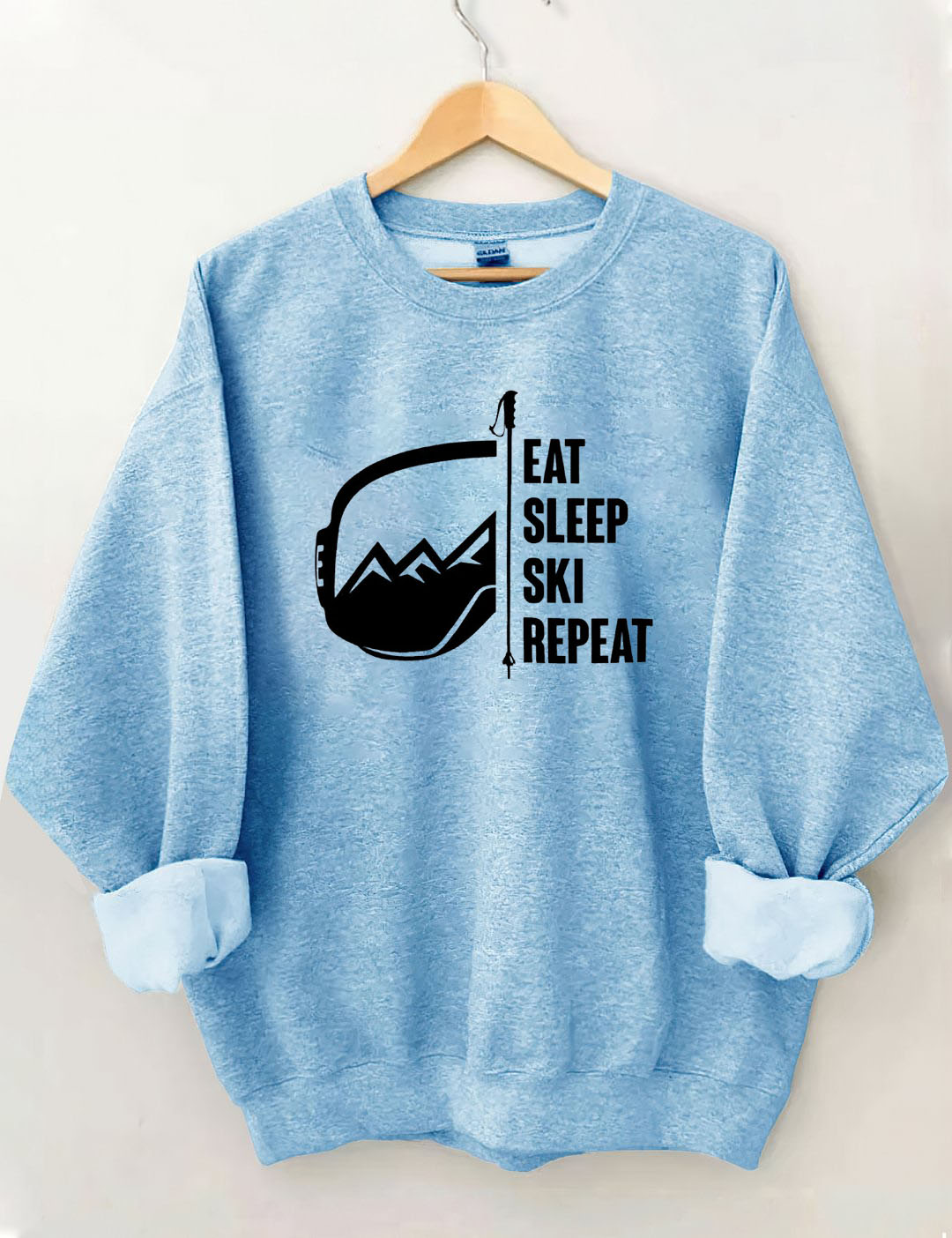 Eat Sleep Ski Repeat Sweatshirt