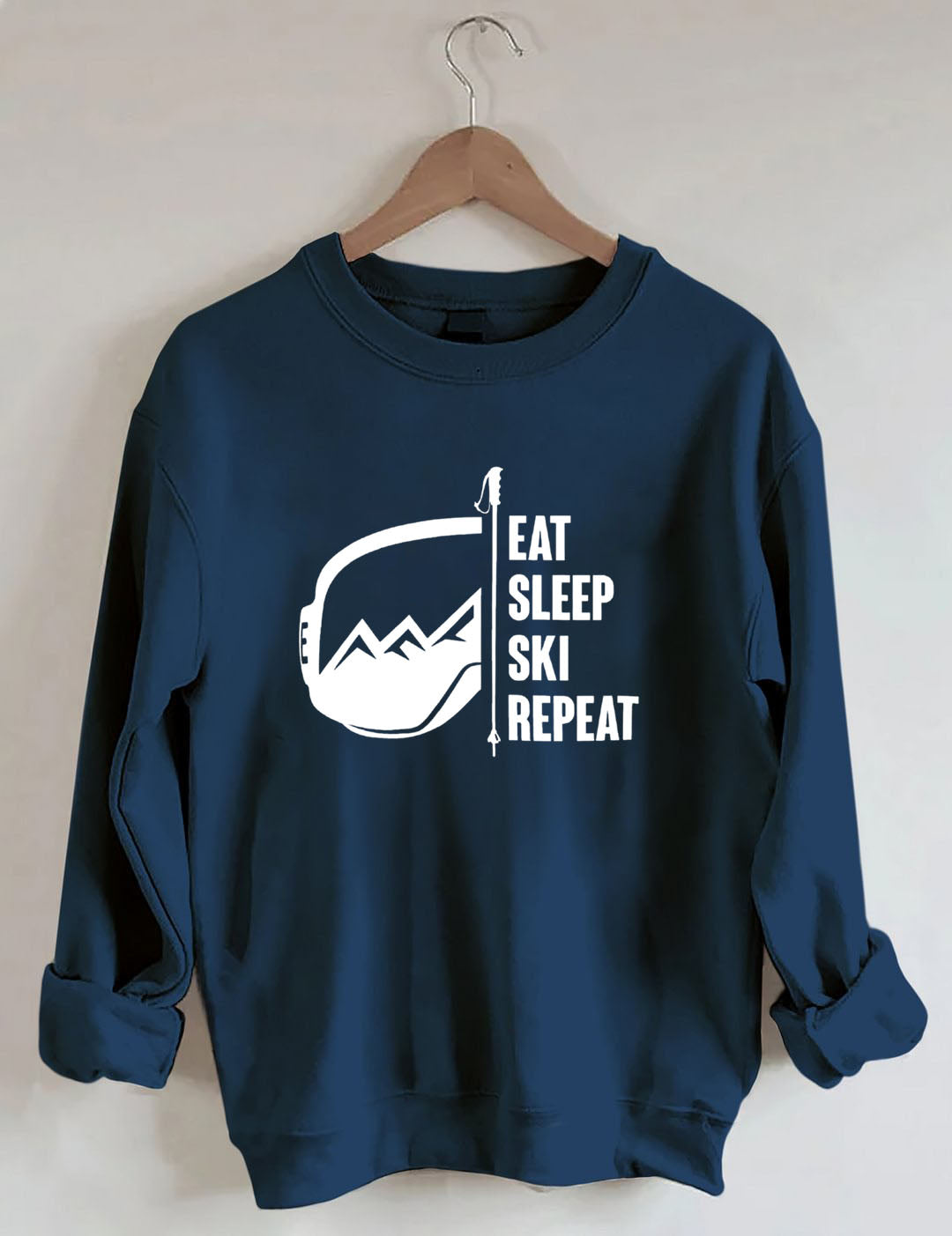 Eat Sleep Ski Repeat Sweatshirt