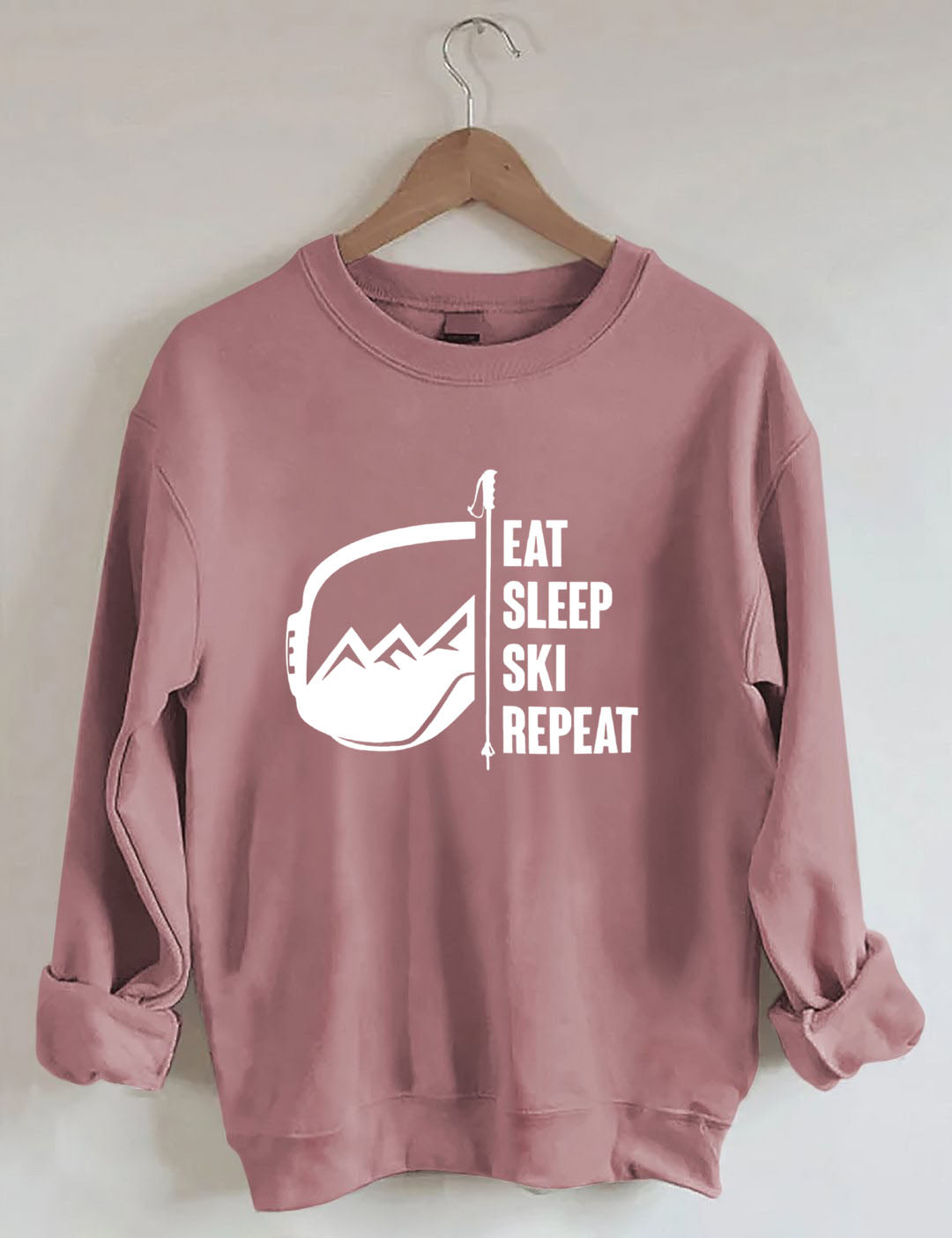 Eat Sleep Ski Repeat Sweatshirt