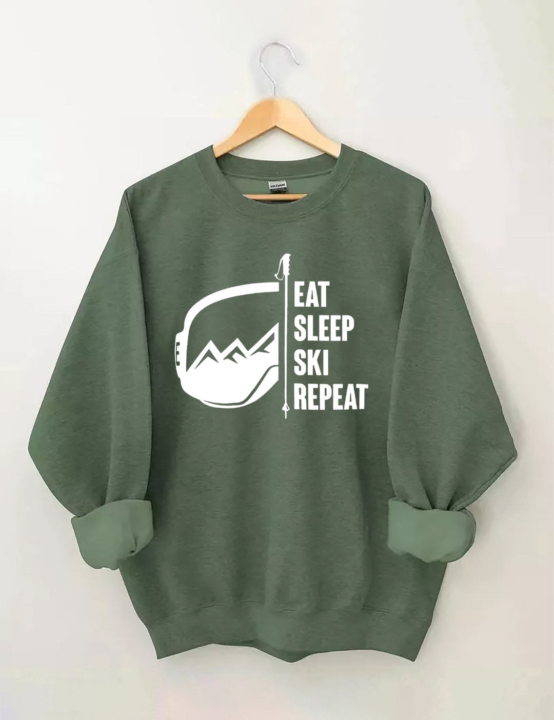 Eat Sleep Ski Repeat Sweatshirt