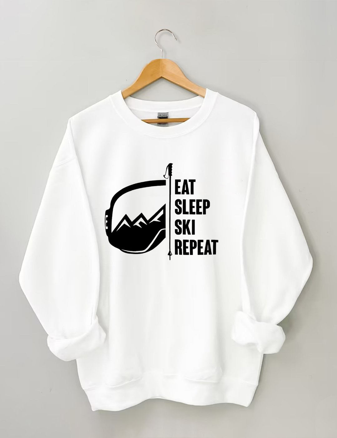 Eat Sleep Ski Repeat Sweatshirt