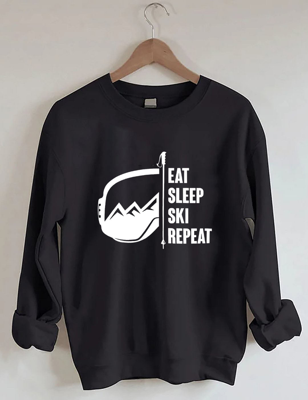 Eat Sleep Ski Repeat Sweatshirt