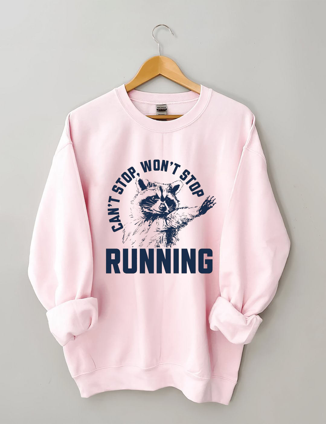 Can't Stop Running Funny  Sweatshirt