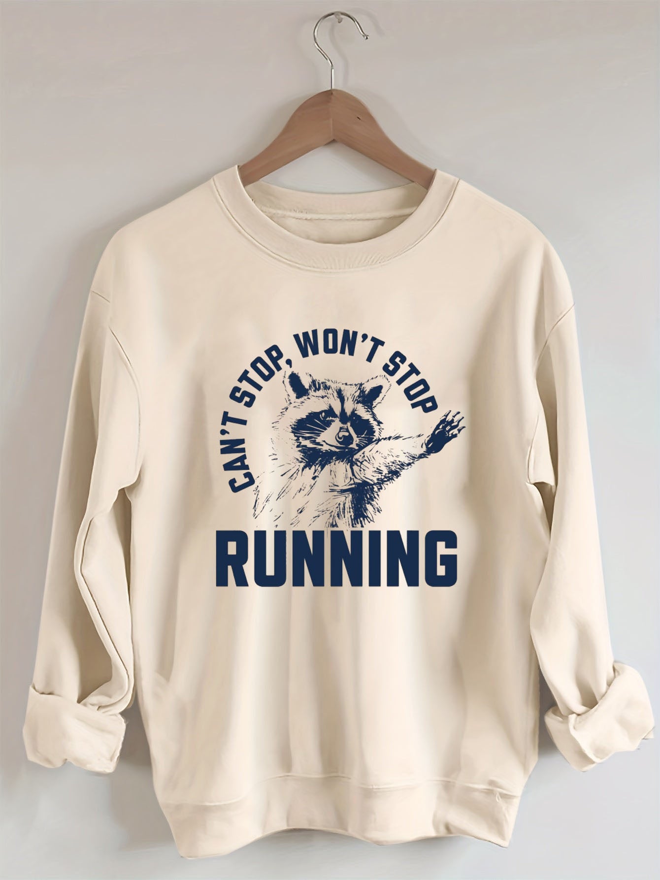 Can't Stop Running Funny  Sweatshirt