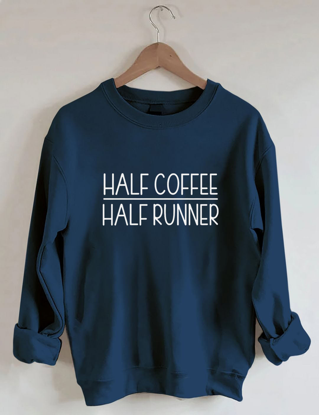 Half Coffee Half Runner Sweatshirt