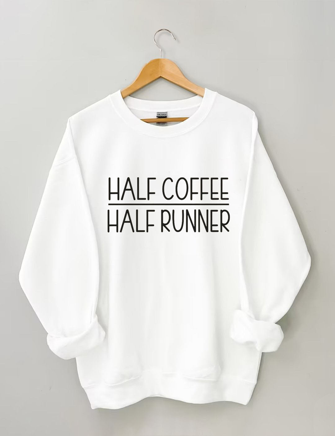 Half Coffee Half Runner Sweatshirt