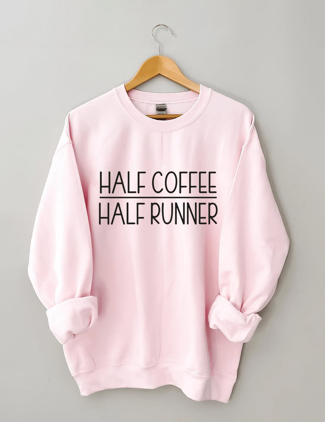 Half Coffee Half Runner Sweatshirt