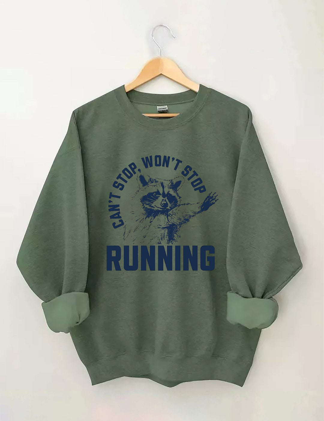 Can't Stop Running Funny  Sweatshirt