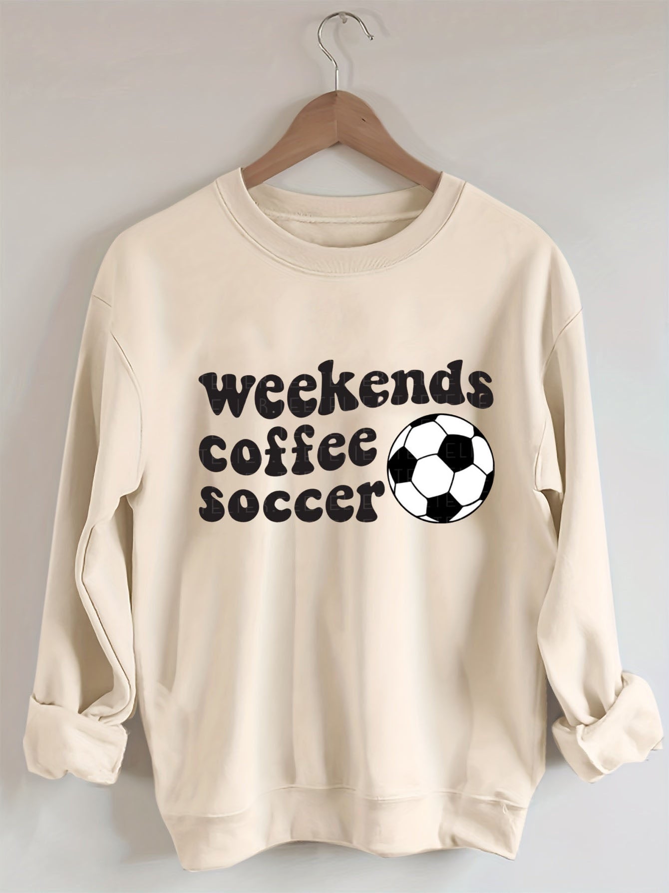 Weekends Coffee Soccer Sweatshirt