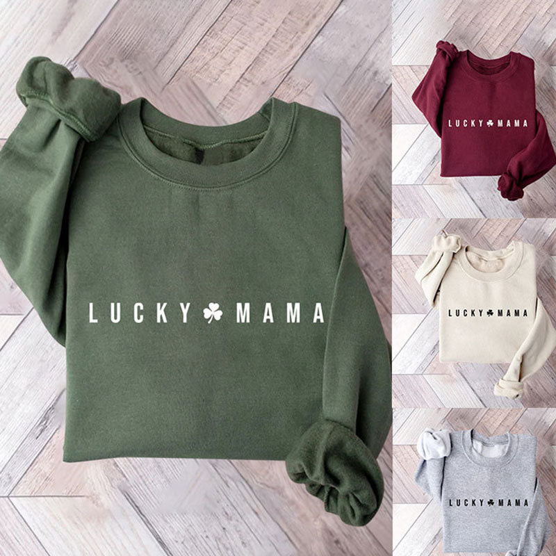 Lucky MaMa St Patricks Day Sweatshirt