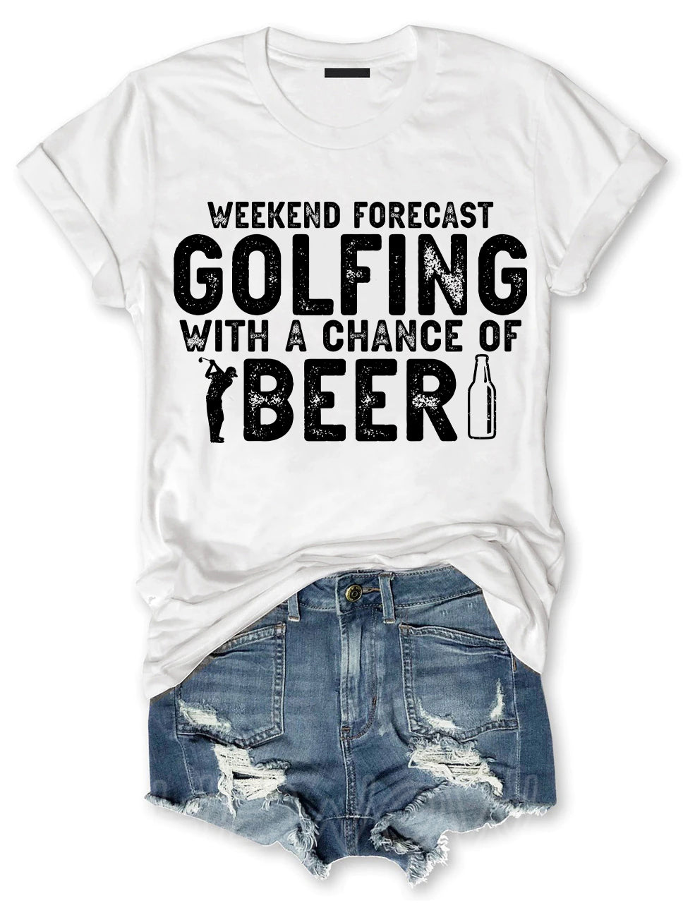 Weekend Forecast Golfing T-shirt