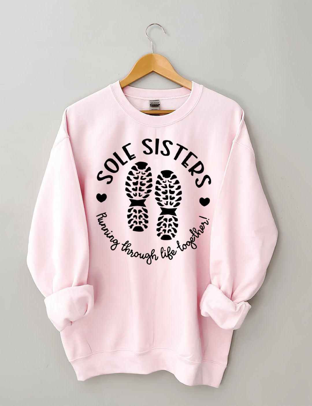 Sole Sisters Running Through Life Together Sweatshirt