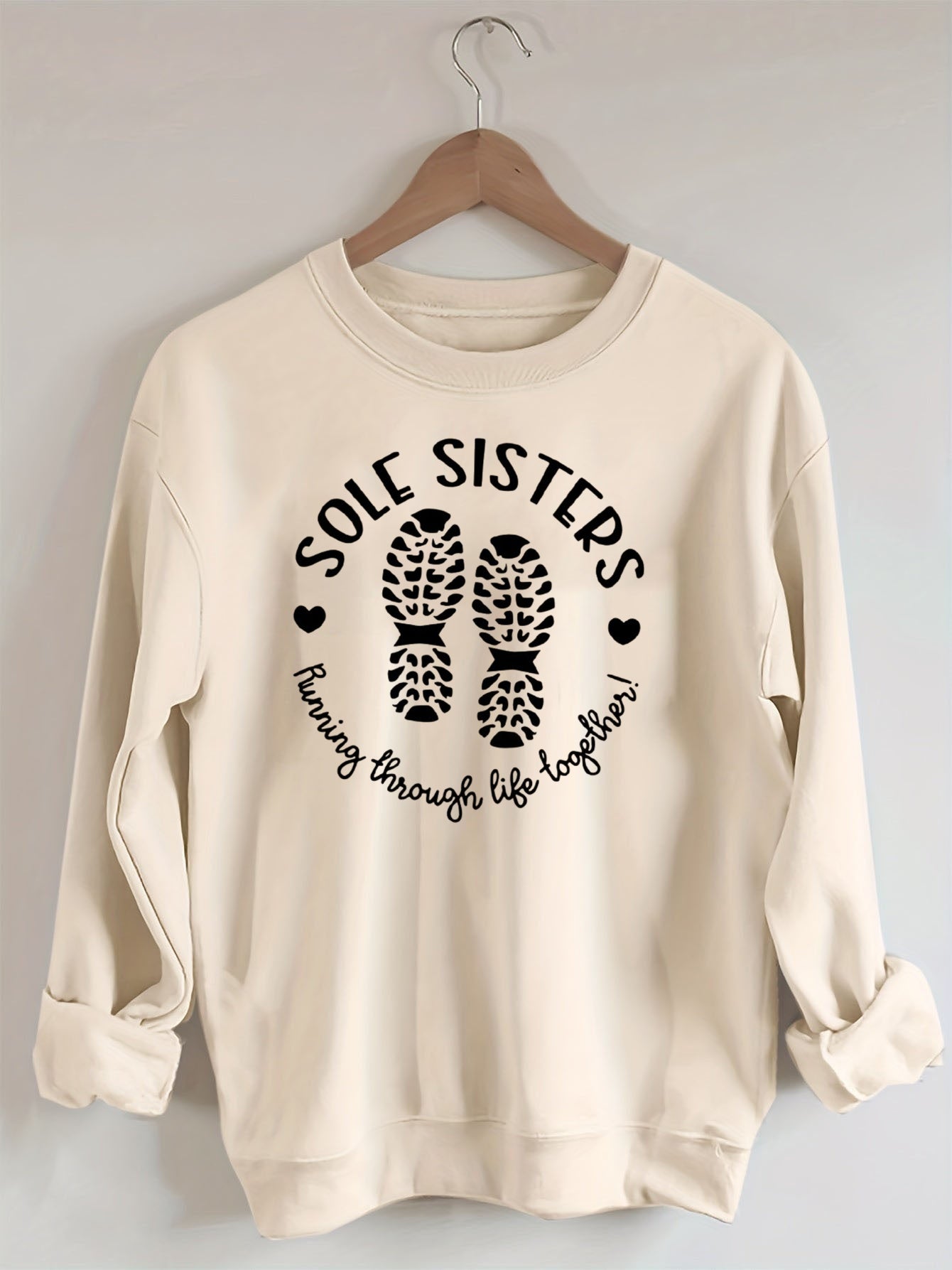 Sole Sisters Running Through Life Together Sweatshirt