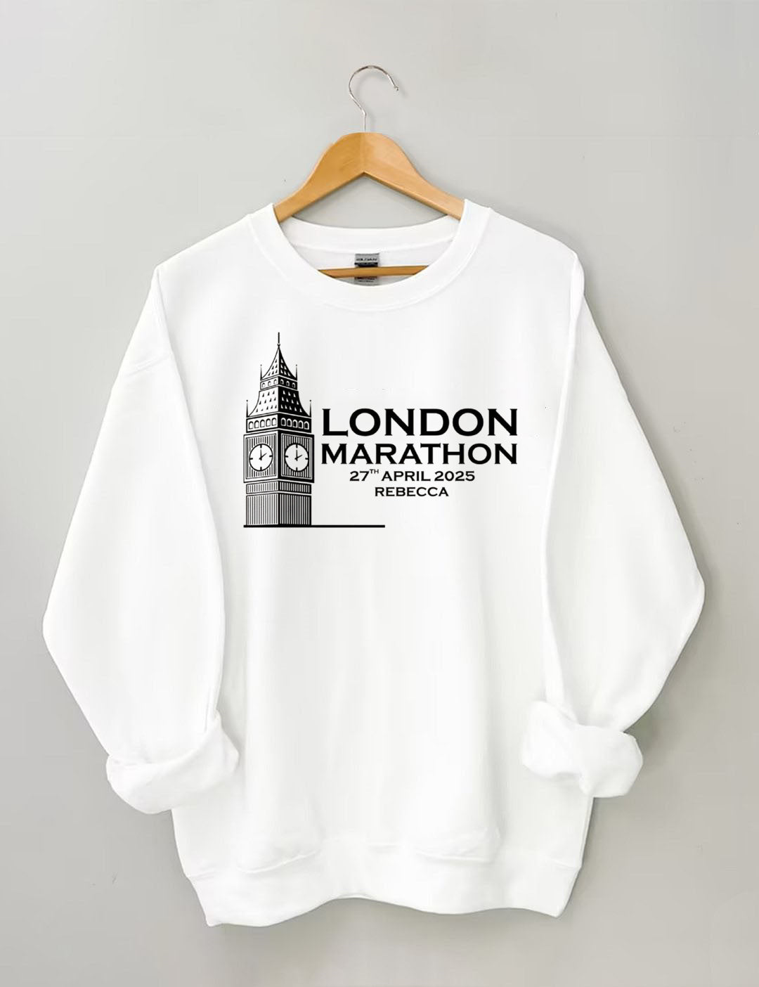 Personalised London Marathon 2025 Sweatshirt