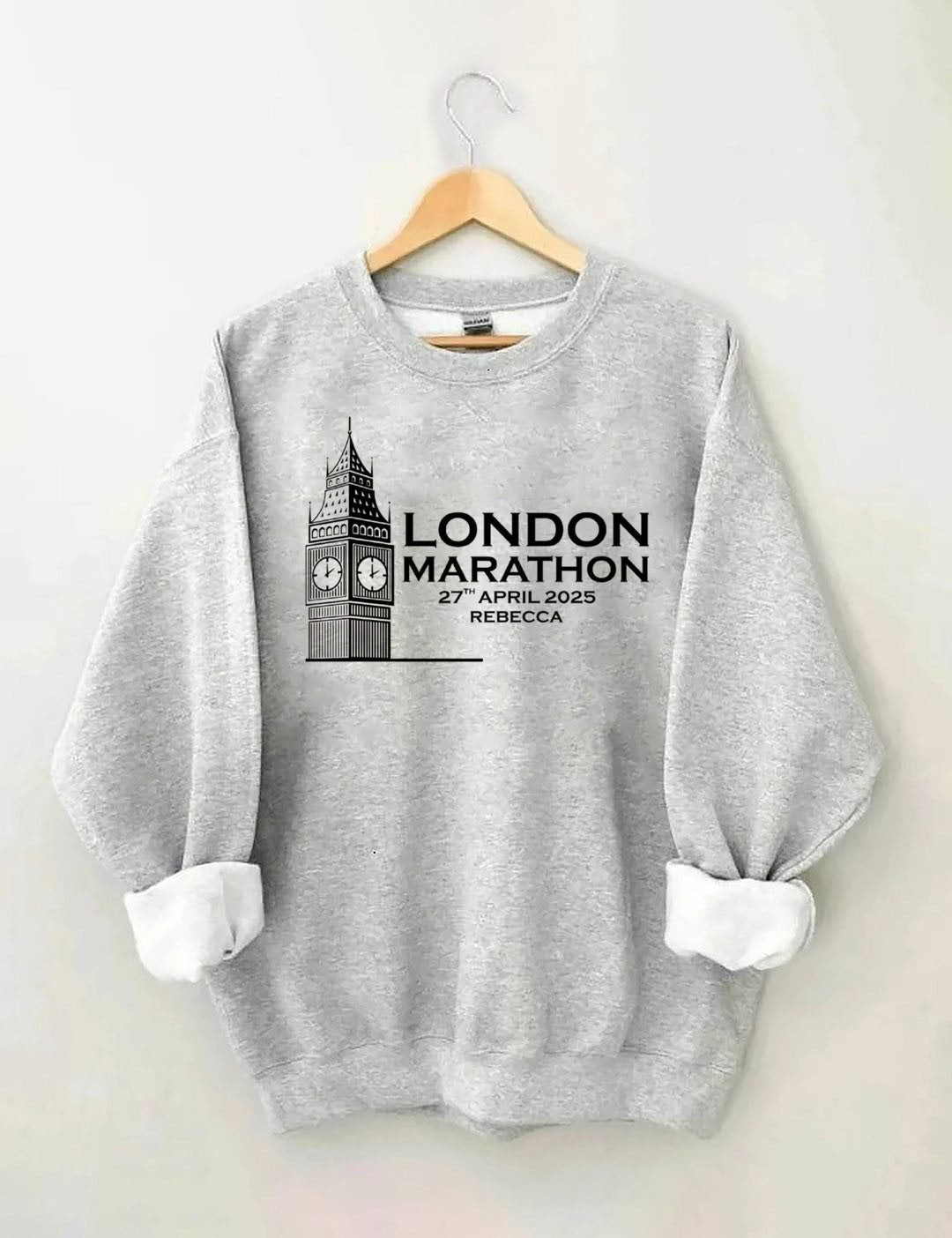 Personalised London Marathon 2025 Sweatshirt