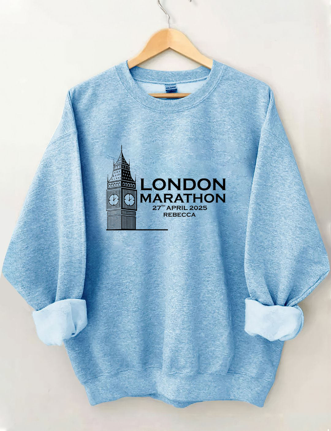 Personalised London Marathon 2025 Sweatshirt