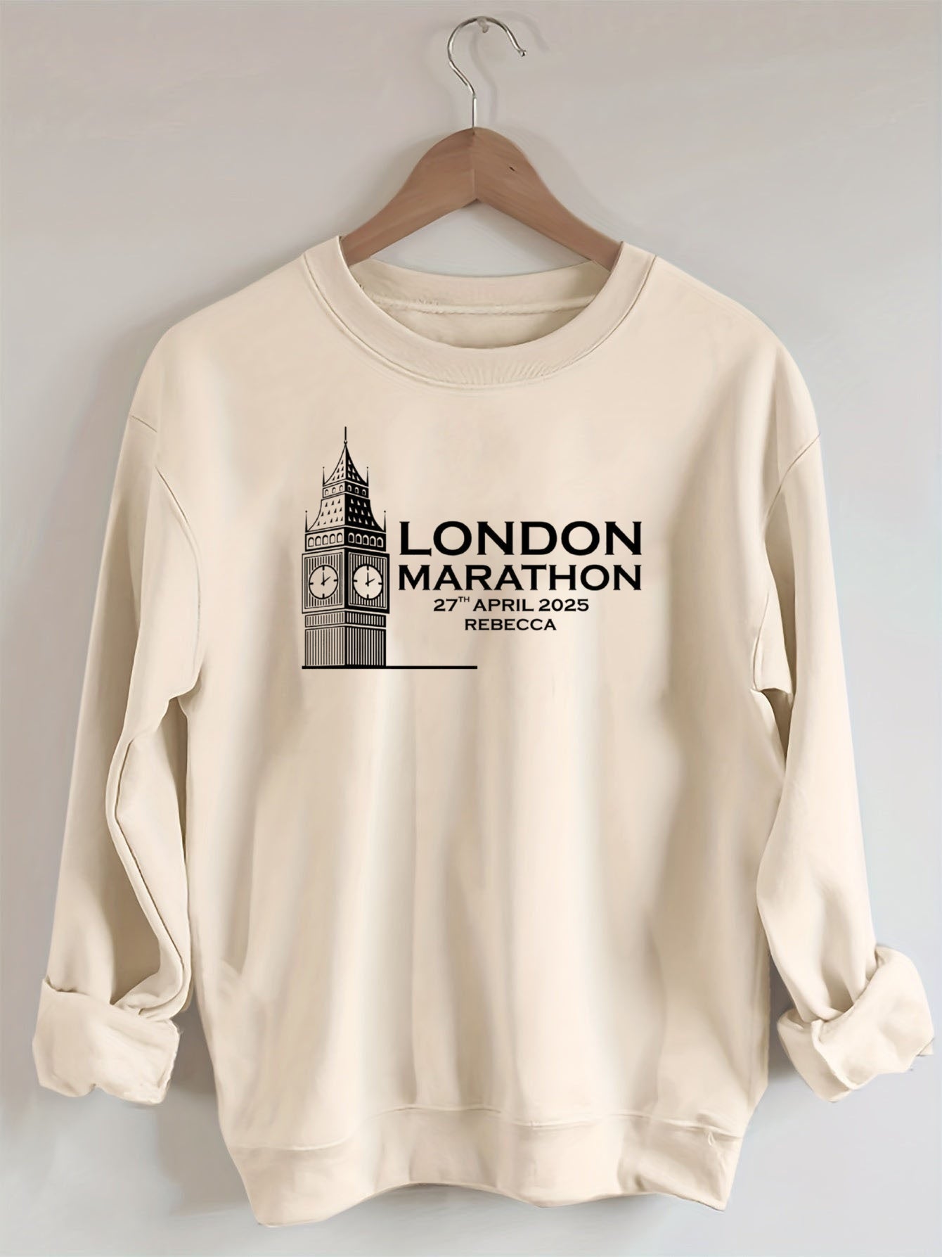 Personalised London Marathon 2025 Sweatshirt