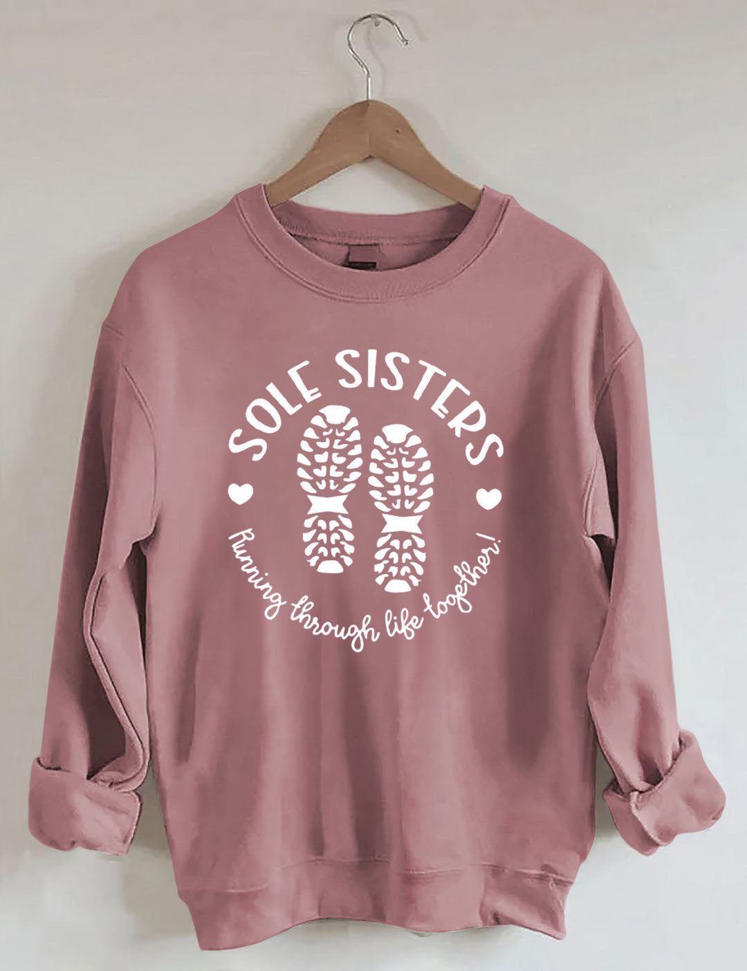 Sole Sisters Running Through Life Together Sweatshirt