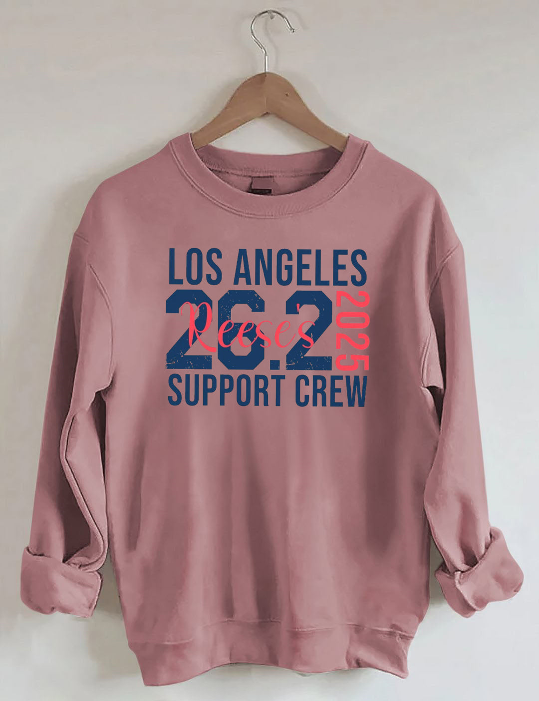 Personalized Los Angeles 26.2 Marathon Support Crew Sweatshirt