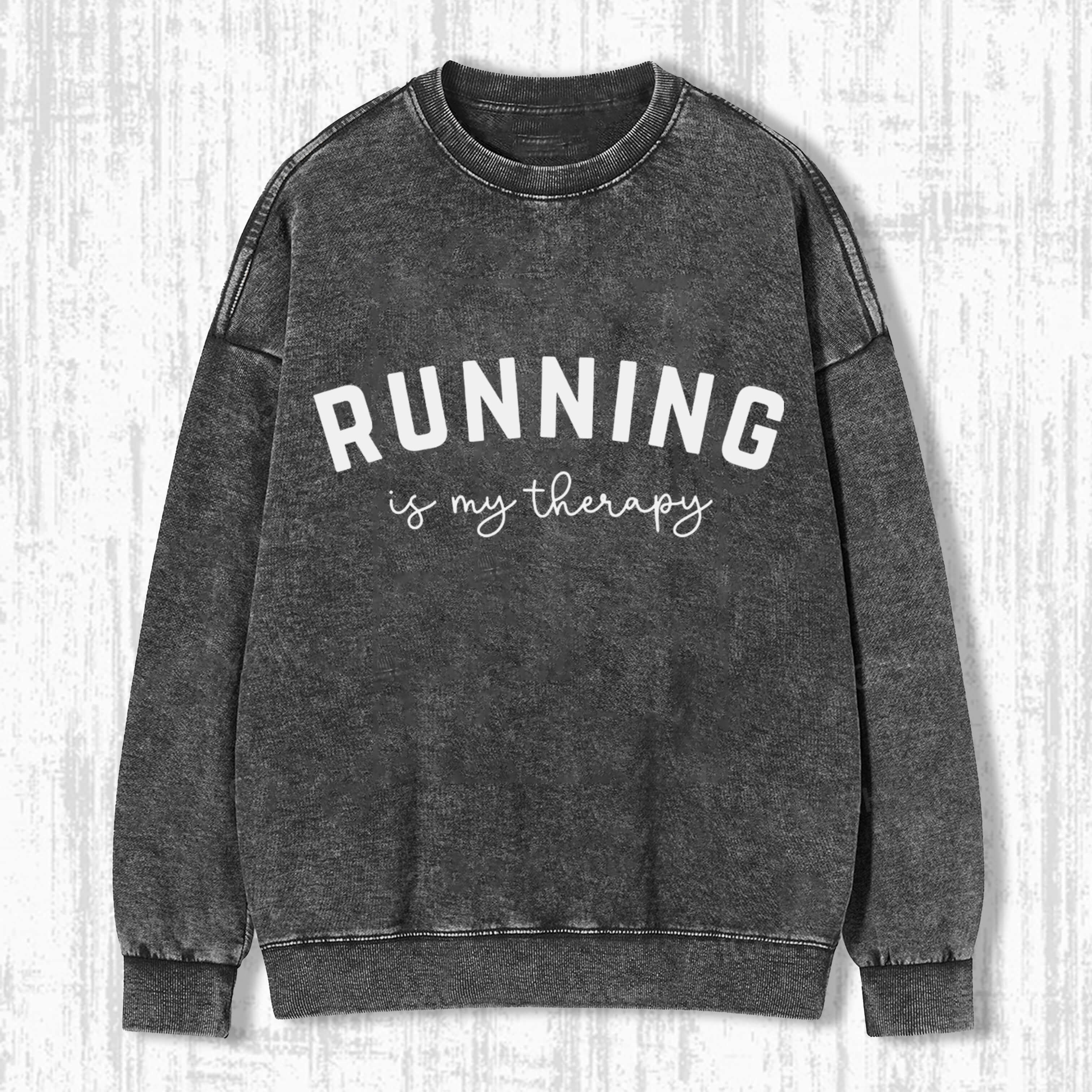 Running Is My Therapy Vintage  T-Shirt/ Sweatshirt/ Hoodie