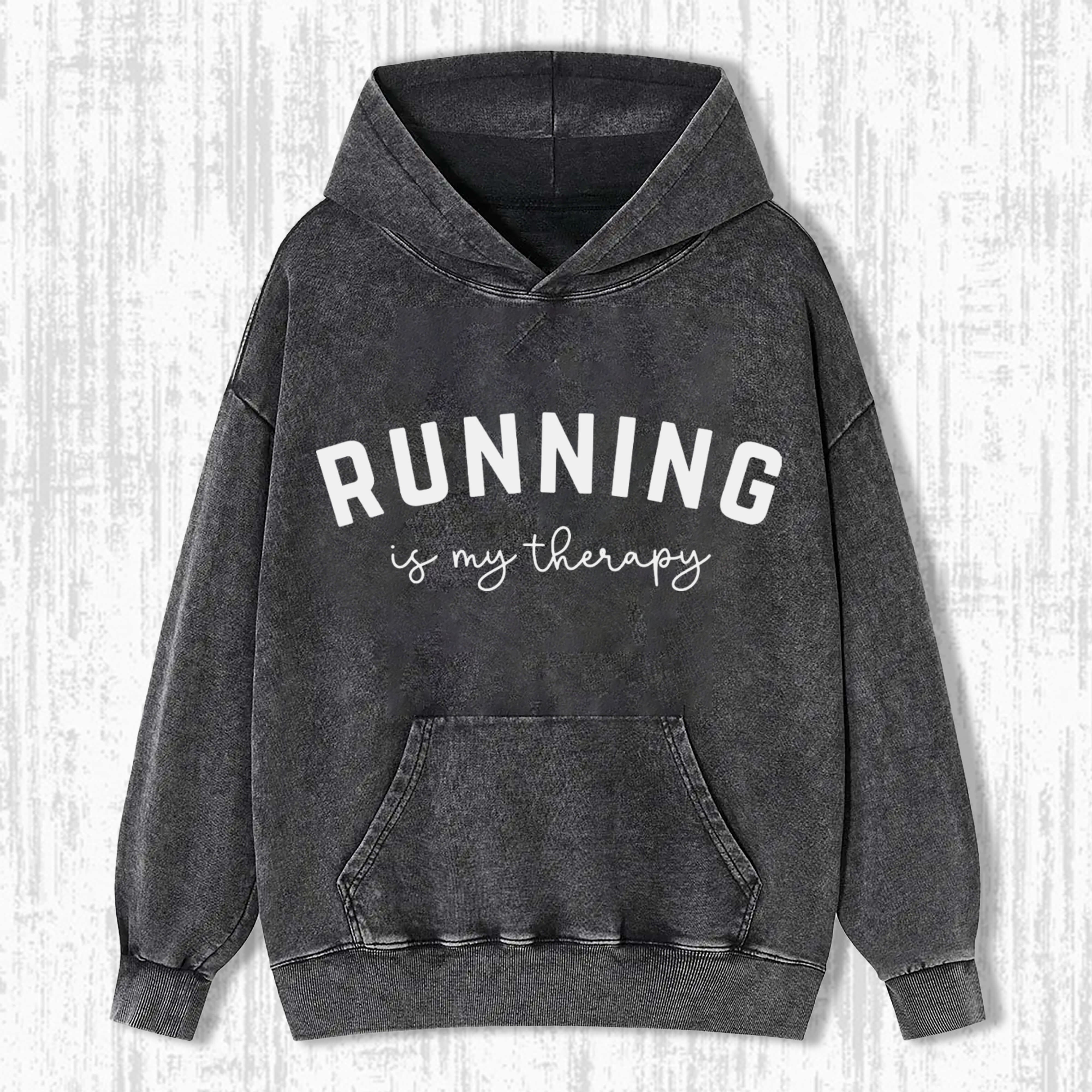 Running Is My Therapy Vintage  T-Shirt/ Sweatshirt/ Hoodie