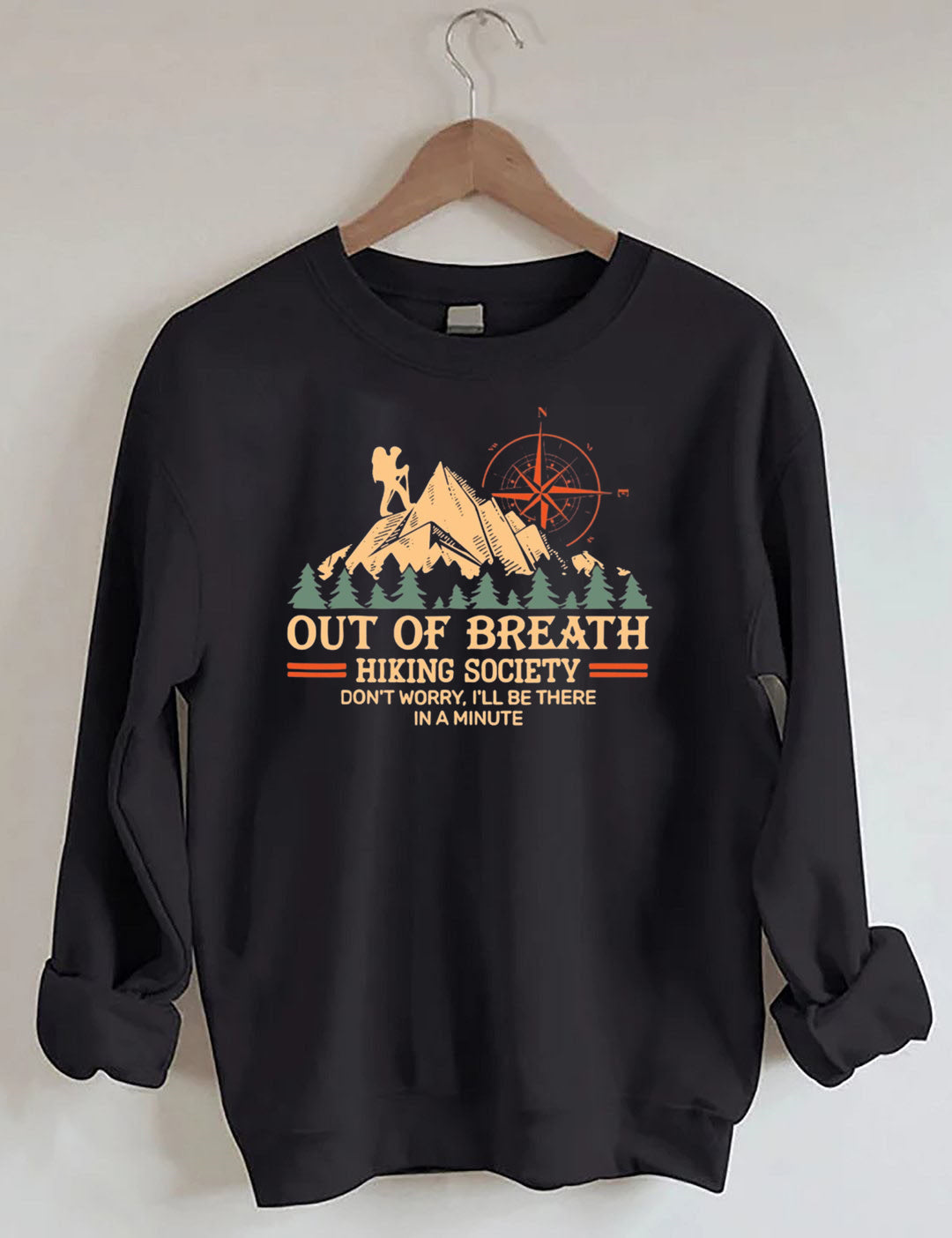 Out Of Breath Hiking Society Sweatshirt