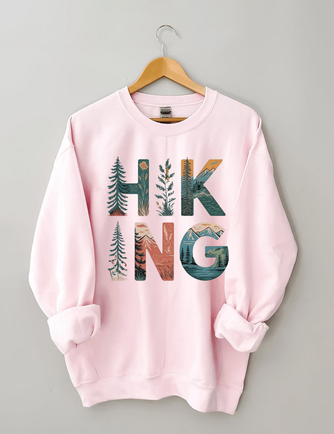 Hiking Mountains Adventure Outdoors Sweatshirt