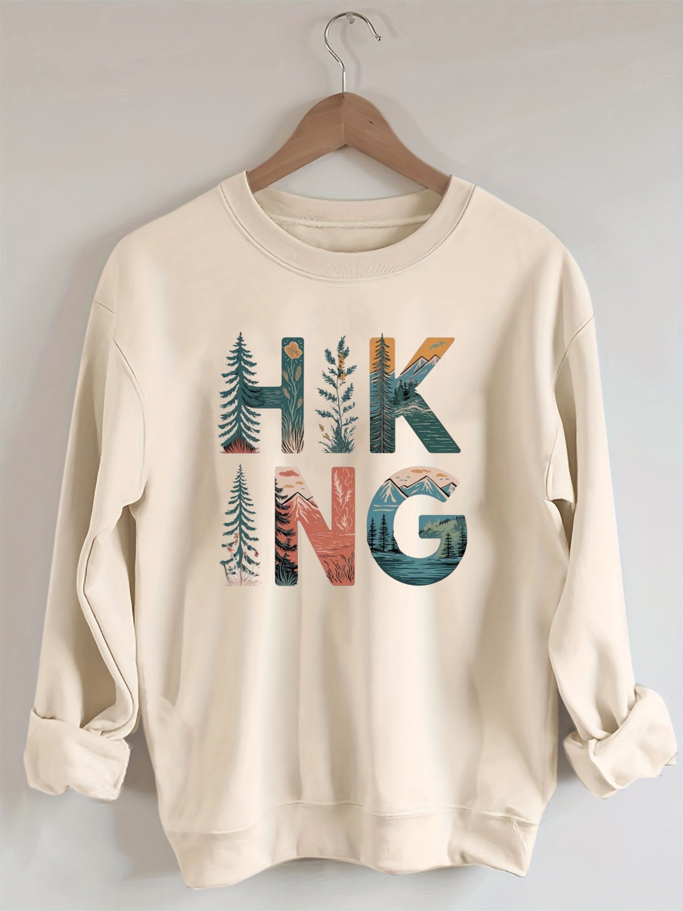 Hiking Mountains Adventure Outdoors Sweatshirt