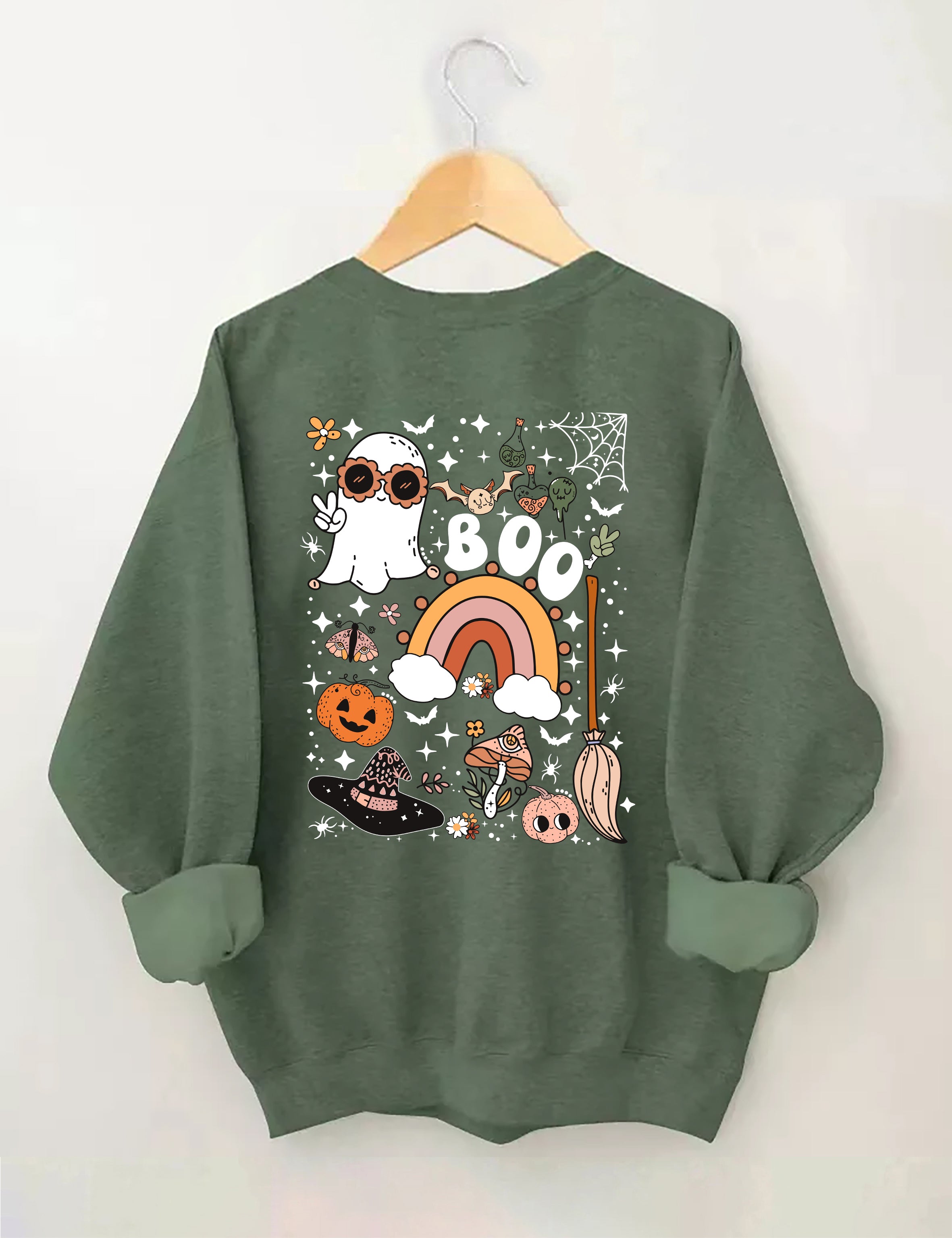 Cute Ghost Halloween Sweatshirt