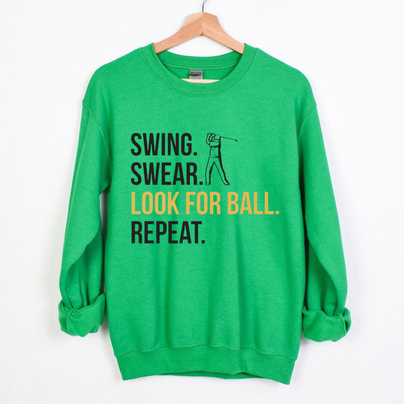 Swing Swear Look For Ball Repeat