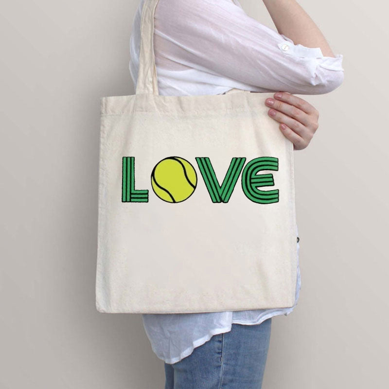 Love Tennis Tote Bag