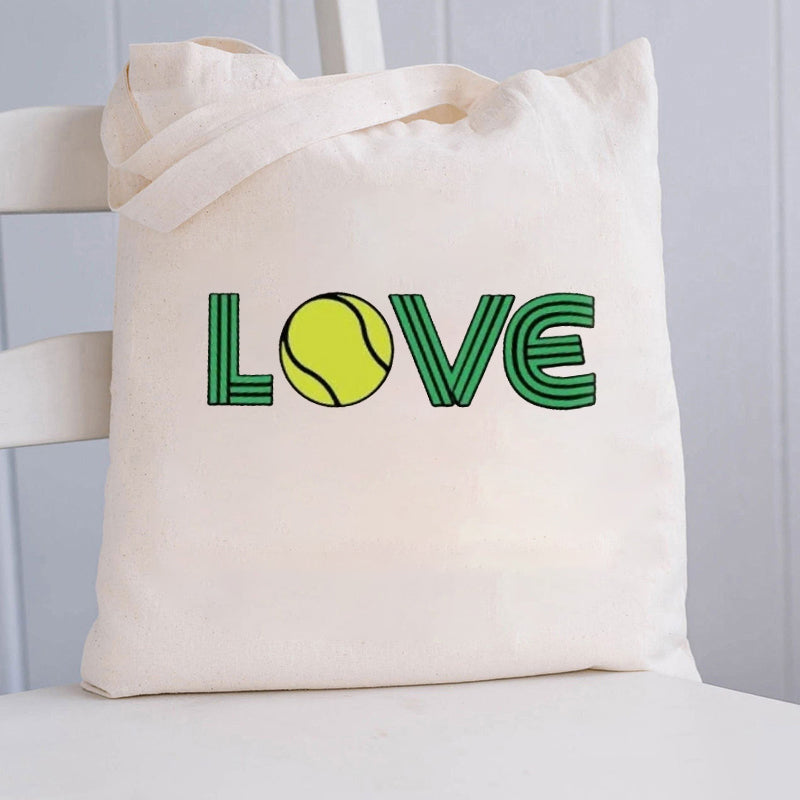 Love Tennis Tote Bag