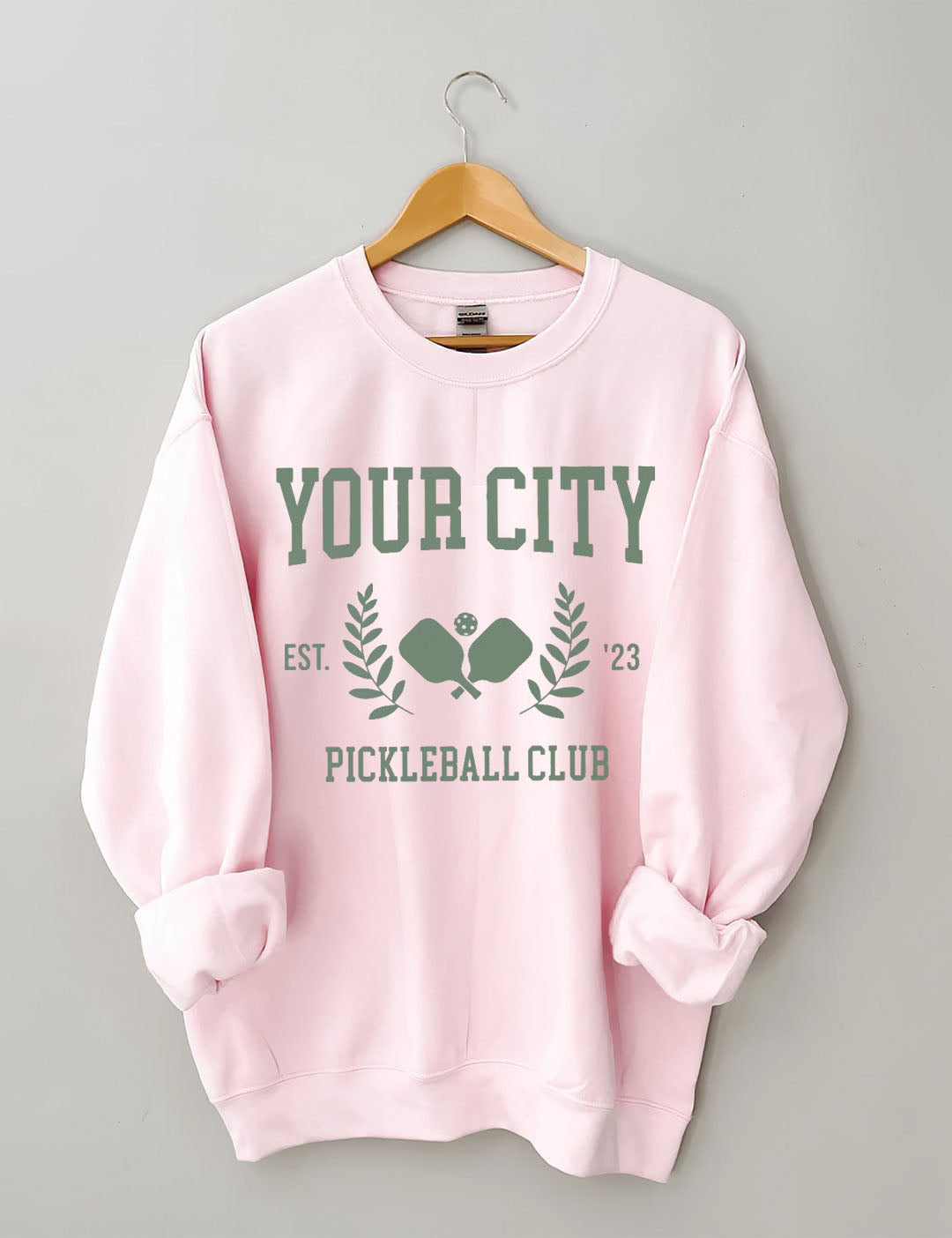 Custom Your City Name Pickleball Sweatshirt