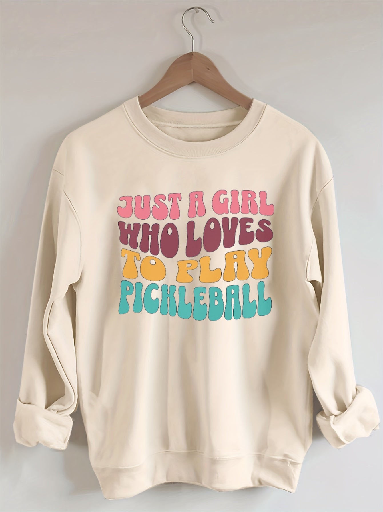 Just A Girl Who Loves To Play Pickleball Sweatshirt