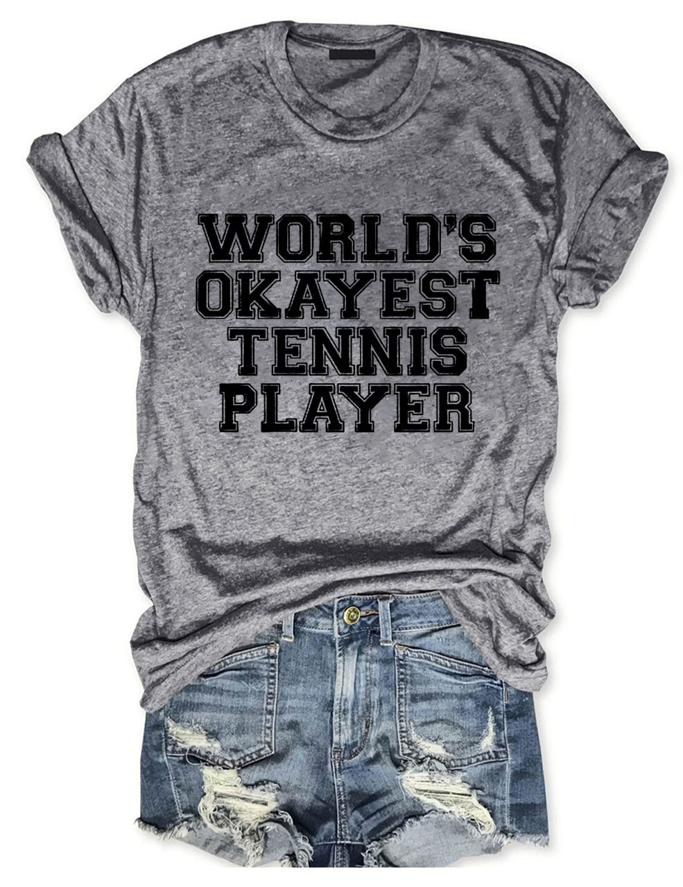 World's Okayest Tennis Player T-Shirt