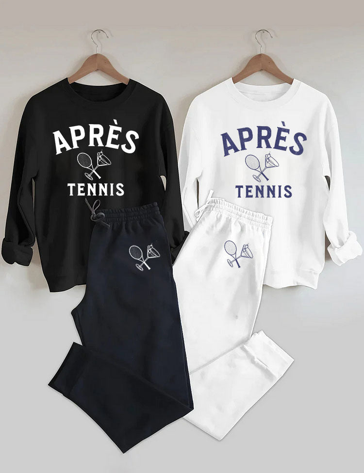 Apres Tennis Sweatshirt Set