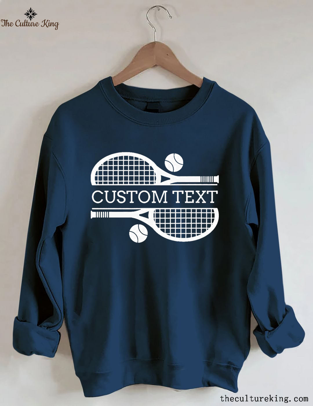Custom Team Name Tennis Sweatshirt