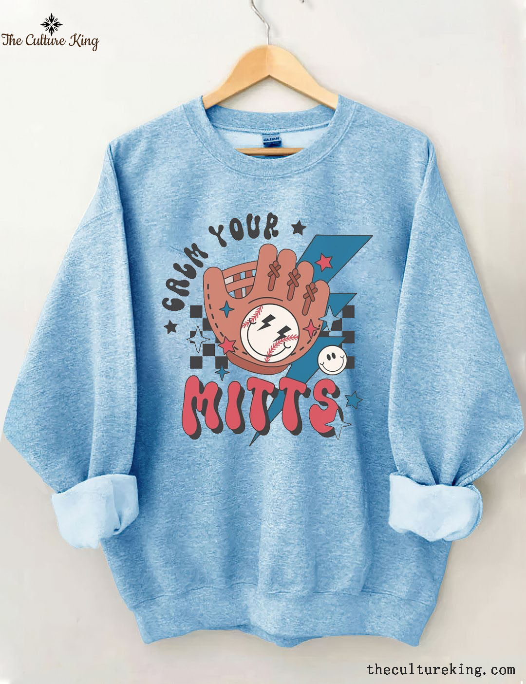 Calm Your Mitts Baseball Sweatshirt