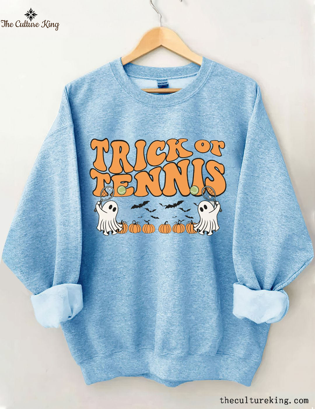 Trick or Treat Retro Halloween Tennis  Sweatshirts