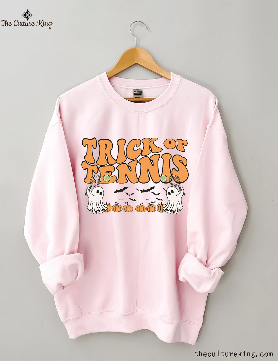 Trick or Treat Retro Halloween Tennis  Sweatshirts