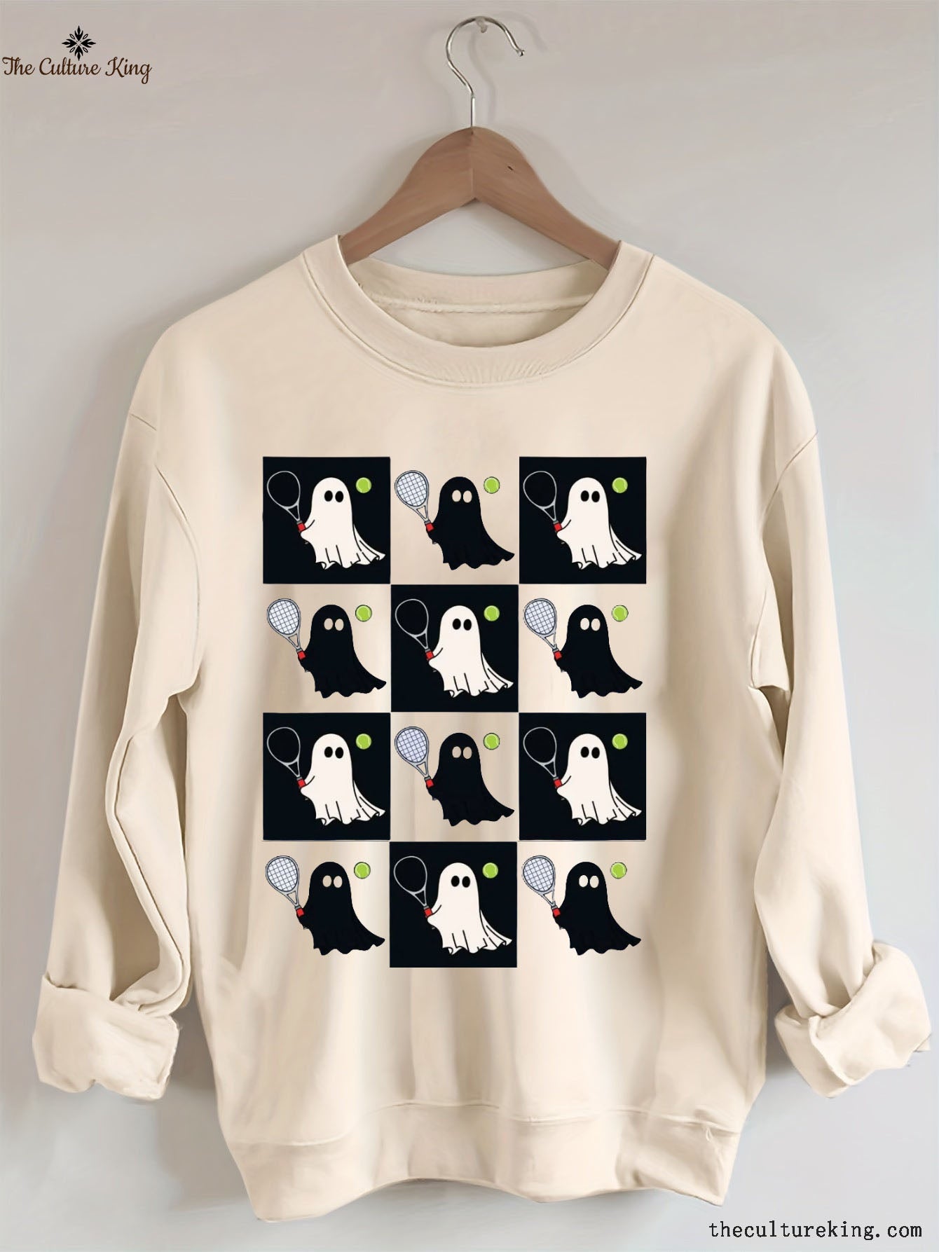 Spooky Tennis Lover Tennis  Sweatshirts