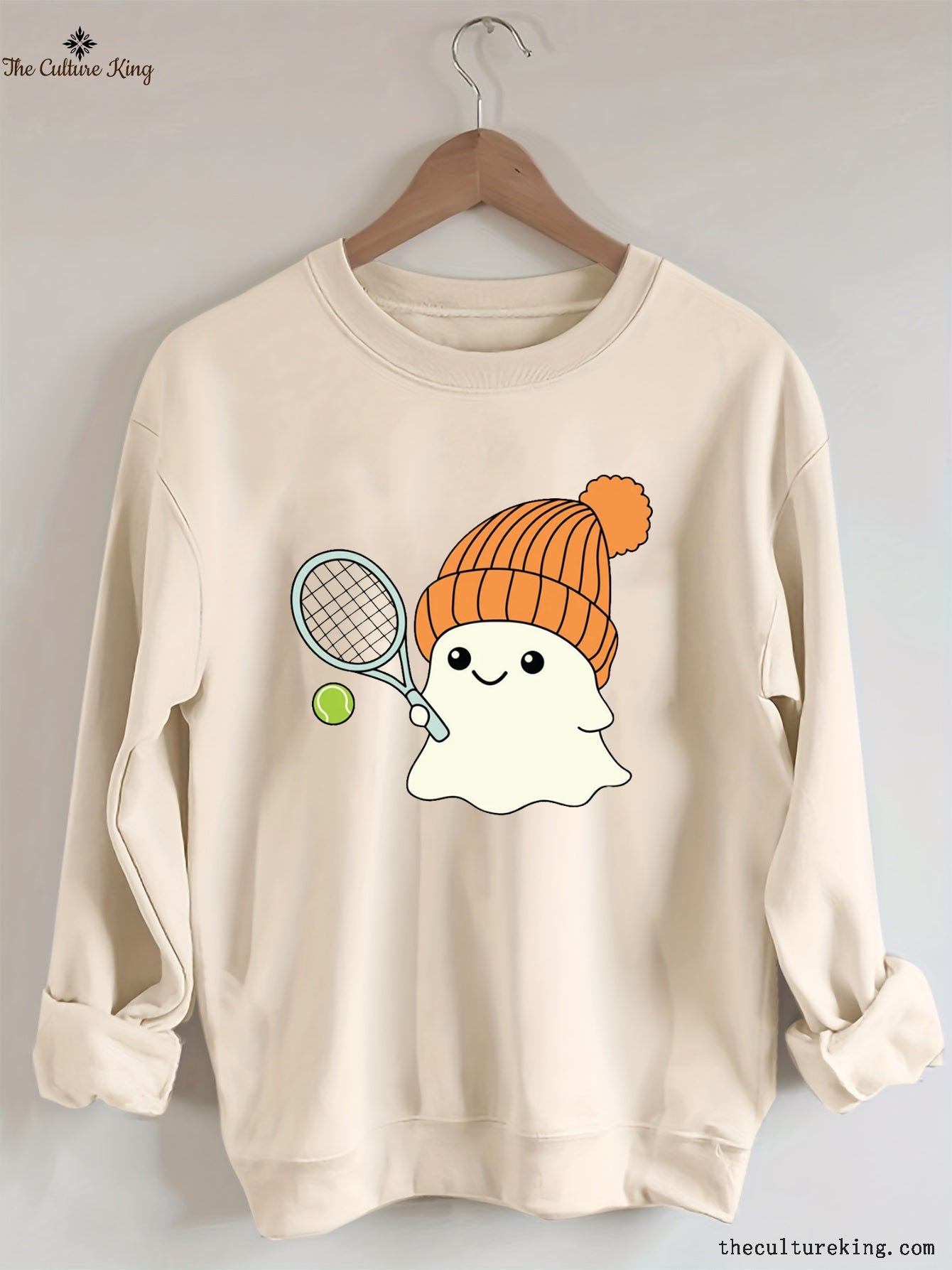 Ghost  Halloween Tennis  Sweatshirts