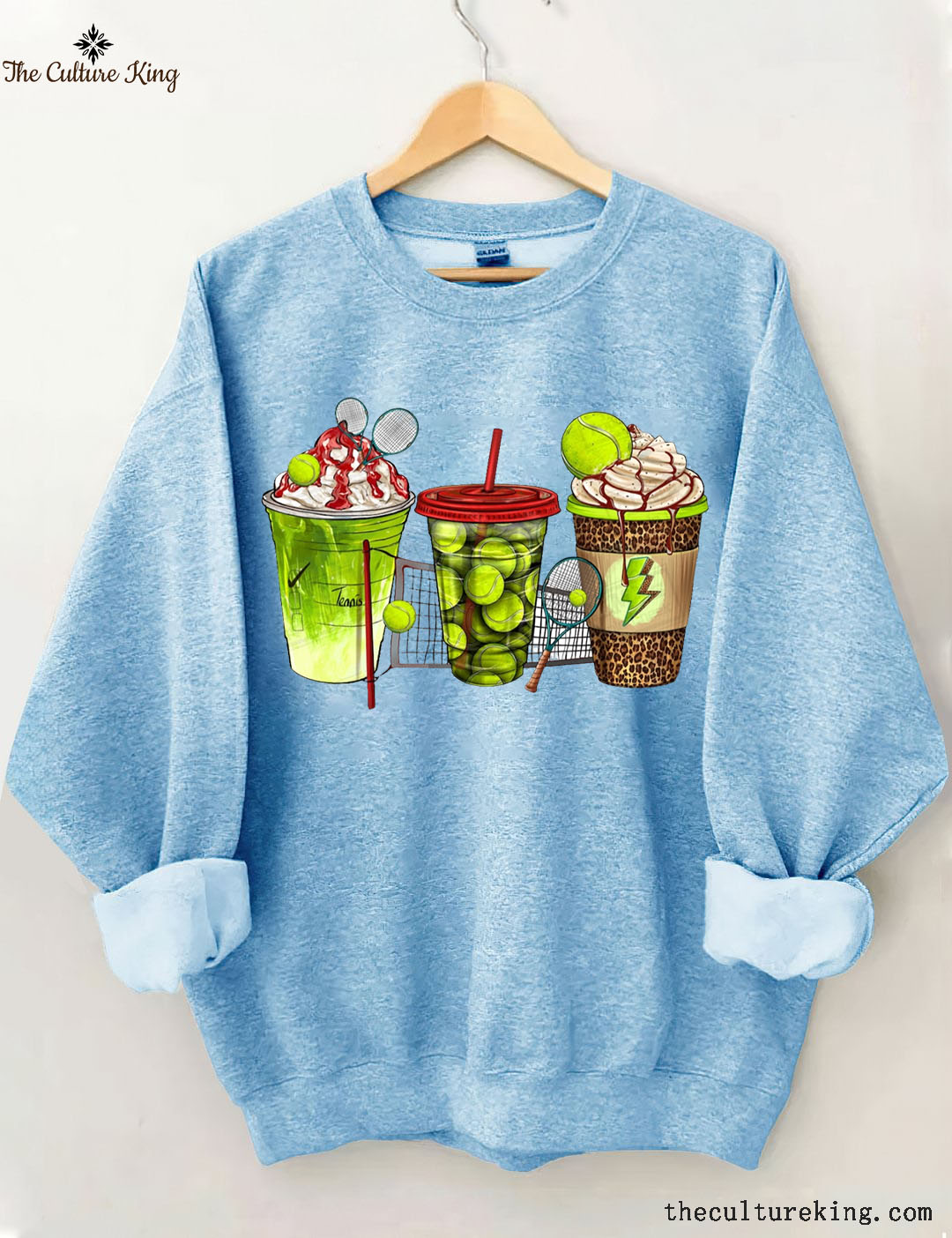 Tennis coffee cups Sweatshirt