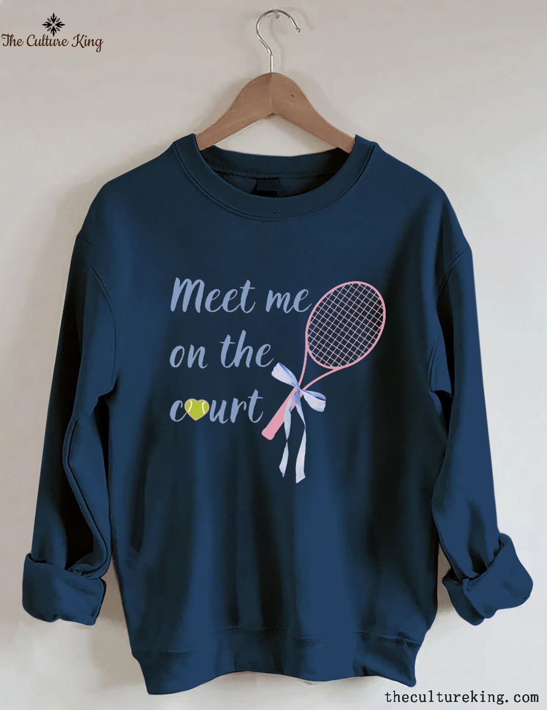 Meet Me On The Court, Tennis Player Sweatshirt