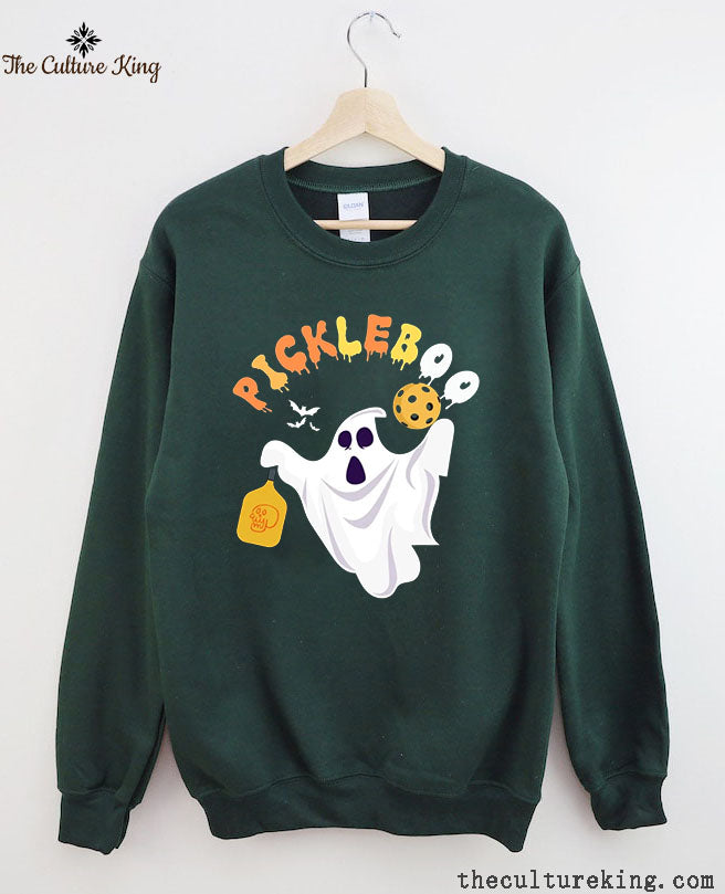 Funny Ghost Halloween Pickleball Sweatshirt