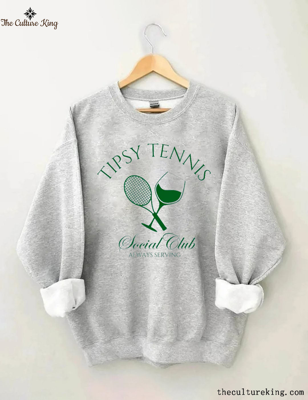 Tipsy Tennis Social Club sweatshirt