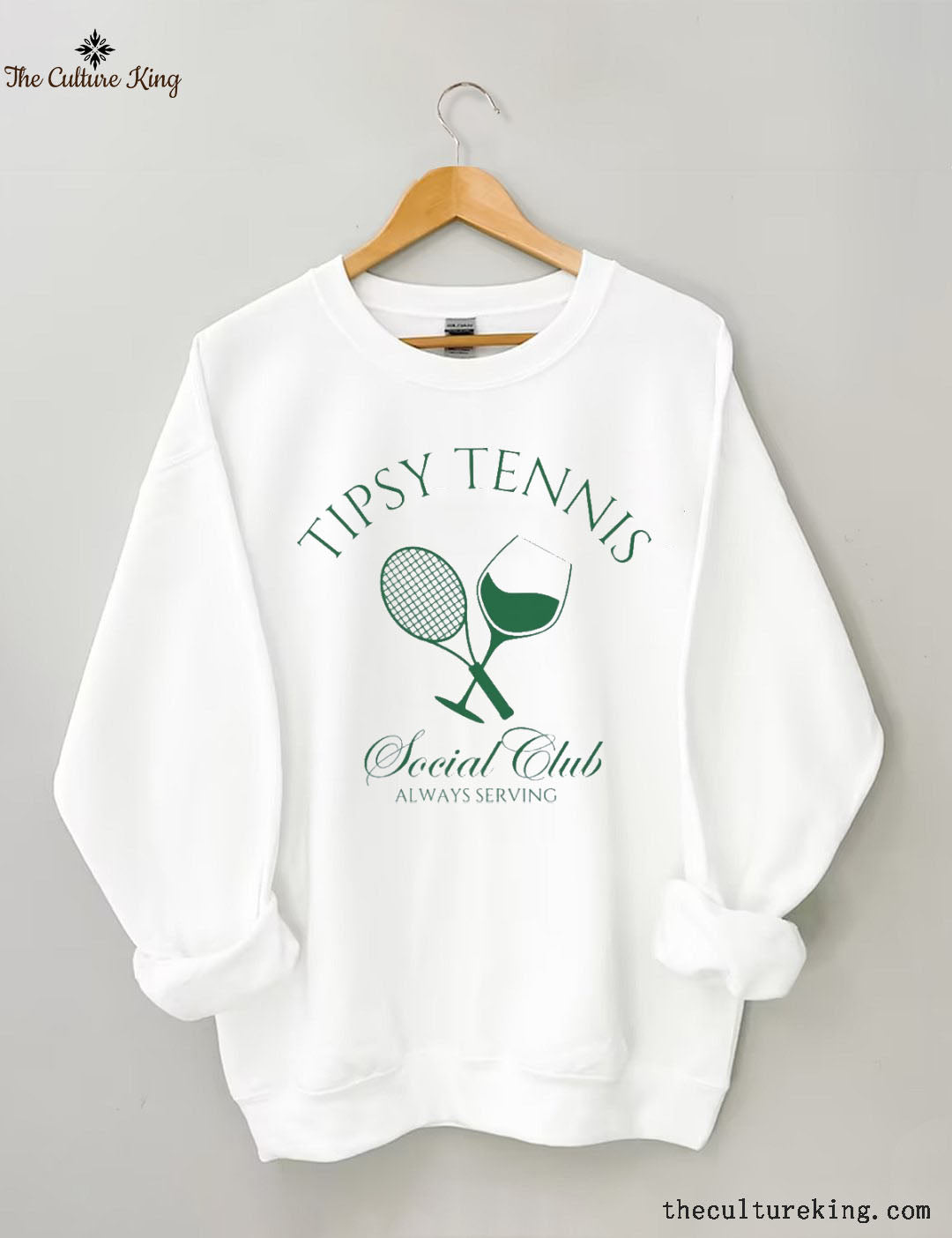 Tipsy Tennis Social Club sweatshirt