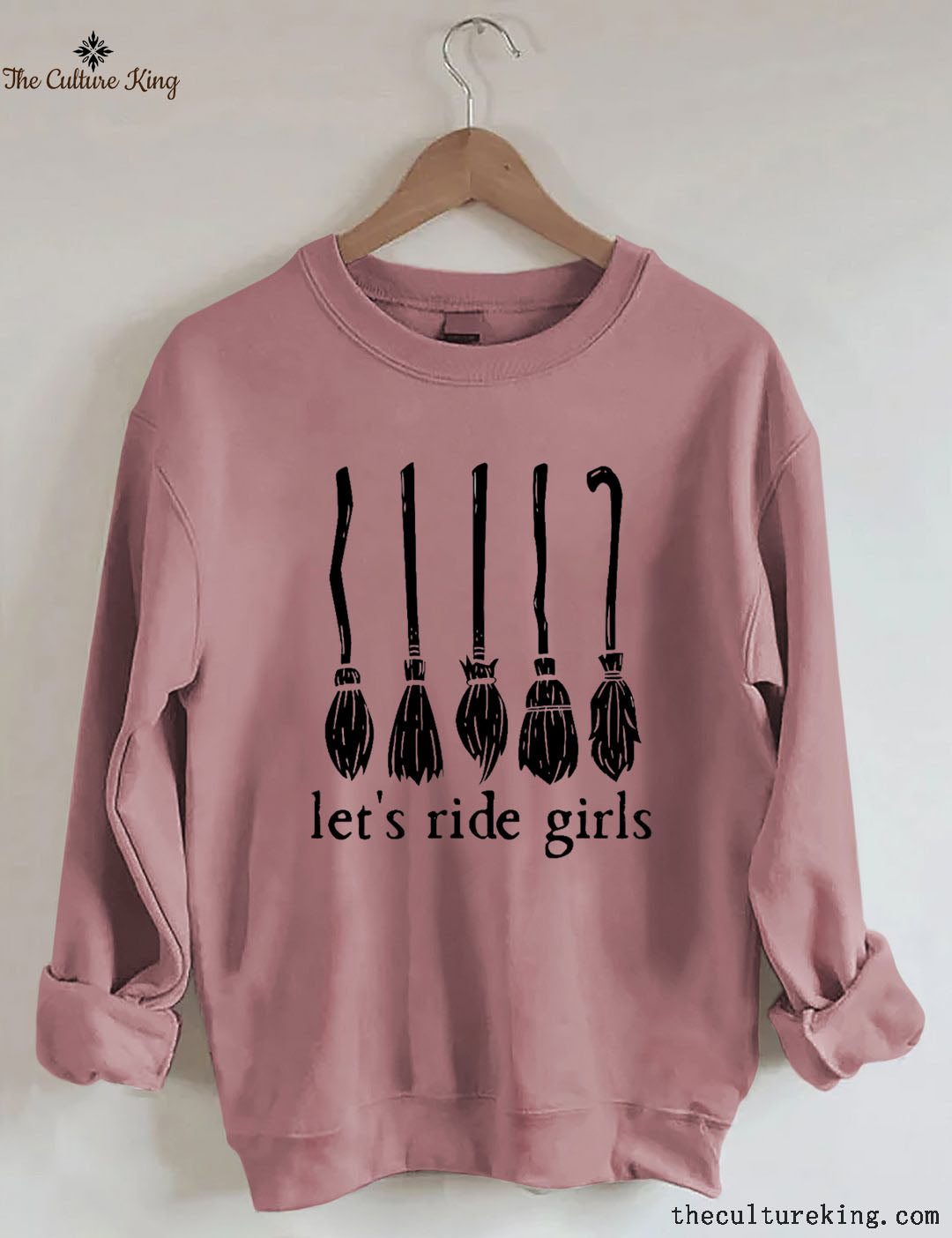 Let's Ride Girls, Witches Halloween Sweatshirt